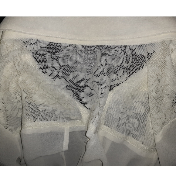 Whimsy Clothing Sheer Lace & Cut Out Back Chiffon - Picture 5 of 8